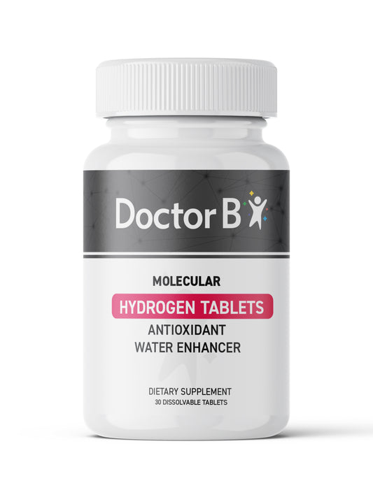 Doctor B Molecular Hydrogen Tablets – Antioxidant Water Enhancer, 30 Tablets
