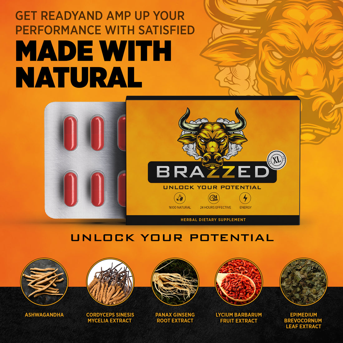 Brazzed XL | 10 Capsules