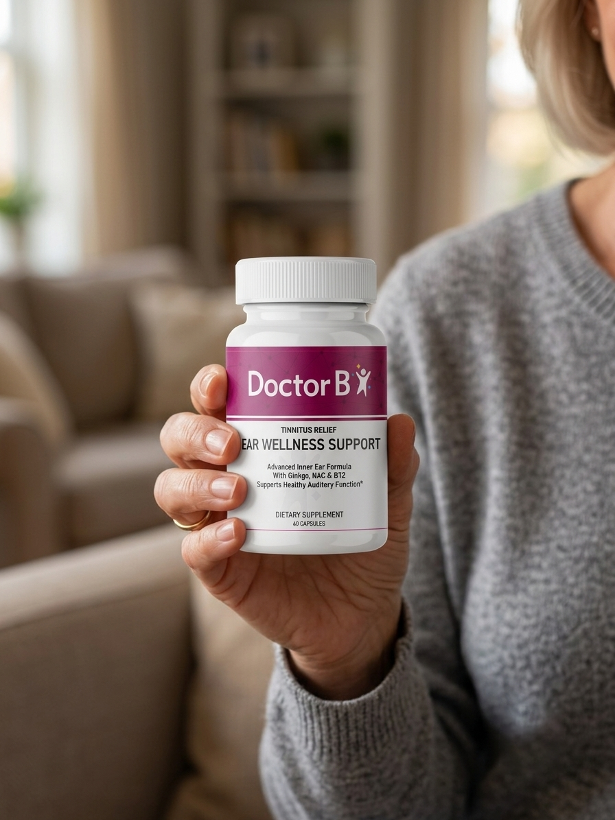 Doctor B Tinnitus Relief – Ear Wellness Support, 60 Capsules