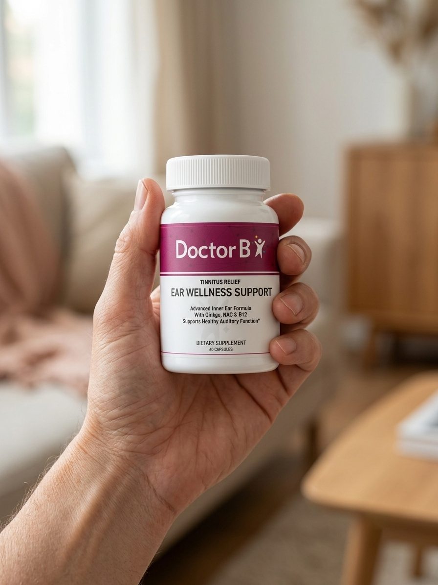 Doctor B Tinnitus Relief – Ear Wellness Support, 60 Capsules